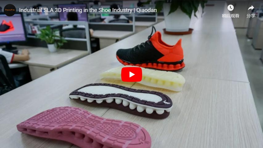 Ayakkabı Endüstrisinde Endüstriyel SLA 3D Baskı