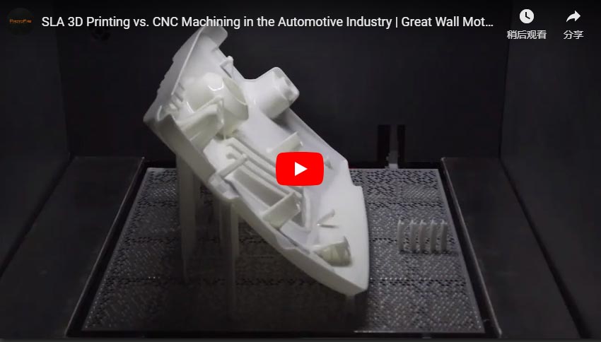 Otomotiv Endüstrisinde CNC İşleme ile SLA 3D Baskı